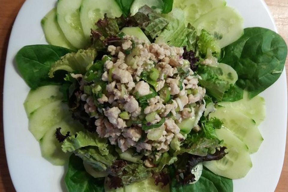 Laab Gai - Thailändischer Hähnchensalat