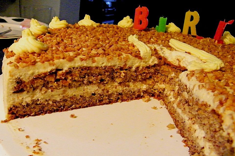 Vanille - Krokant - Torte