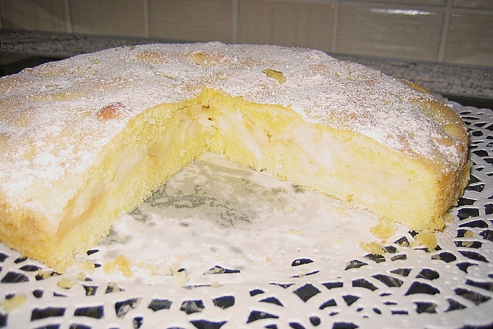 Apfelkuchen mit Limoncello