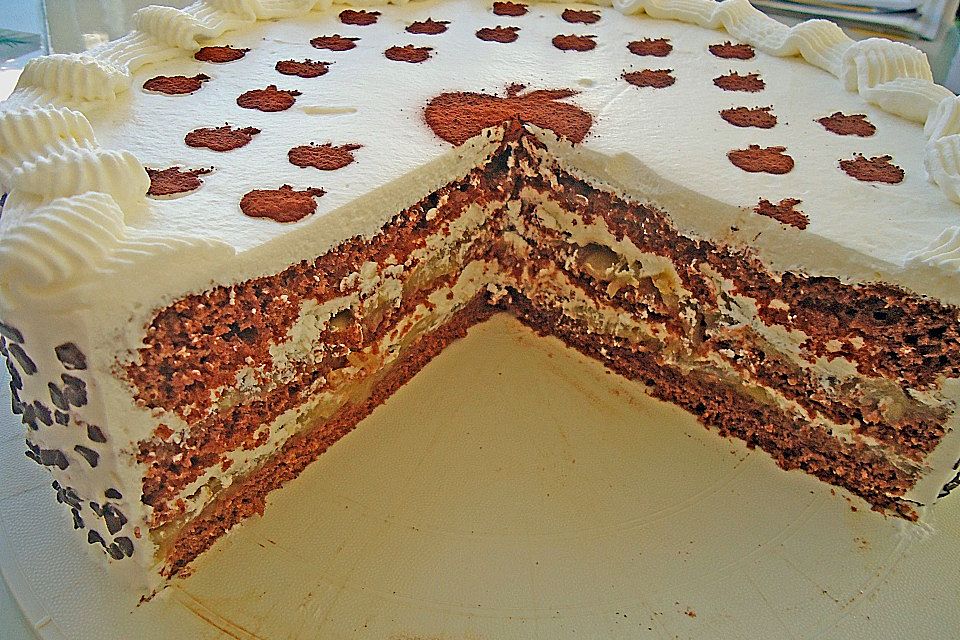 Apfeltorte nach Schwarzwälder Art