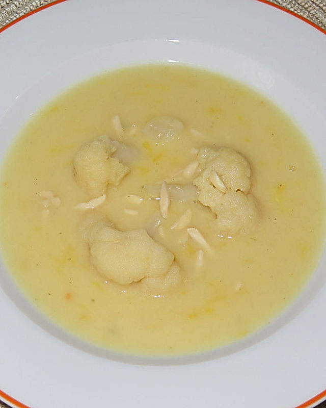 Blumenkohl - Orangen - Suppe