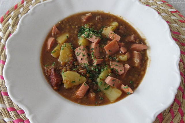 Linsensuppe mit Speck von dsara| Chefkoch