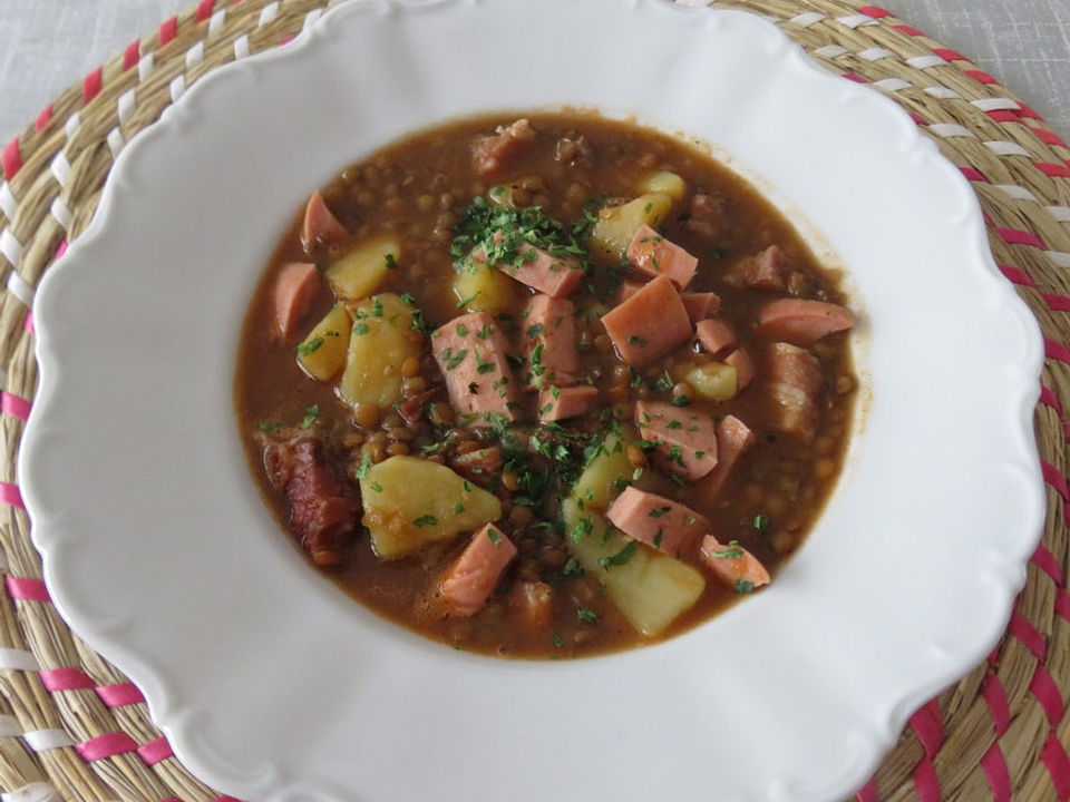 Linsensuppe mit Speck von dsara| Chefkoch