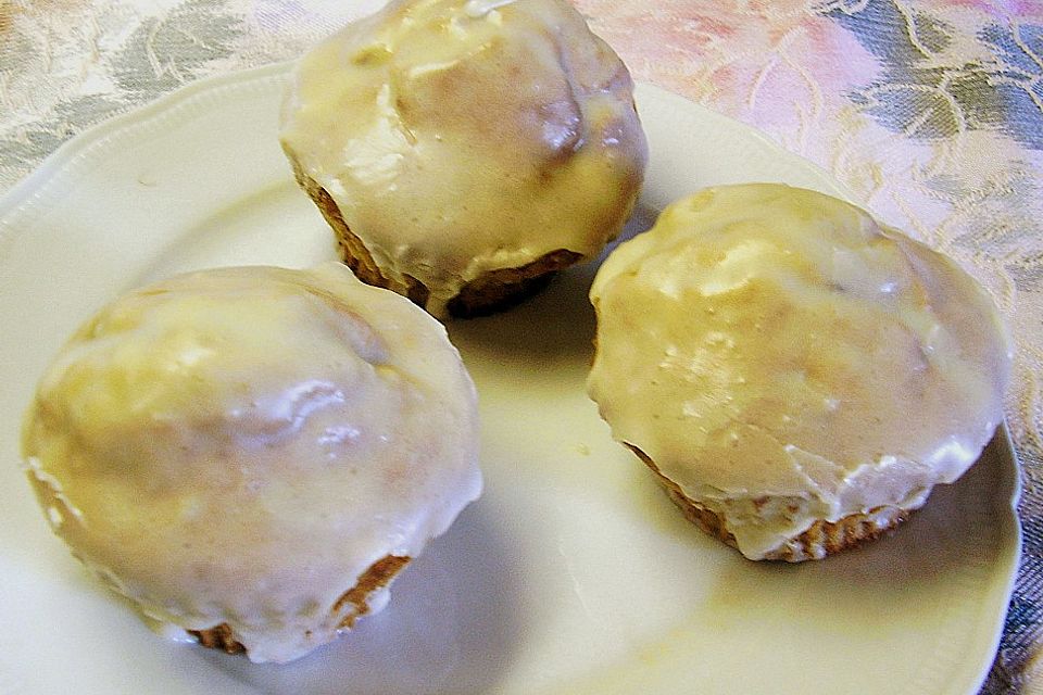 Bananen - Marzipan - Muffins