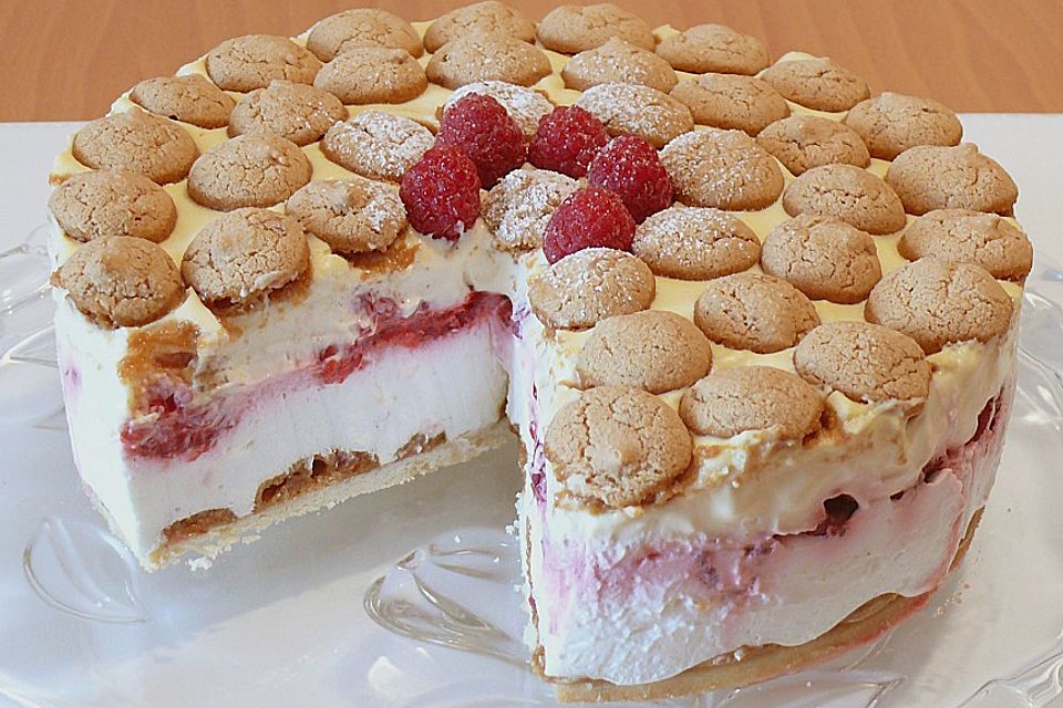 Himbeer - Amarettini - Torte (oder Kuppel)