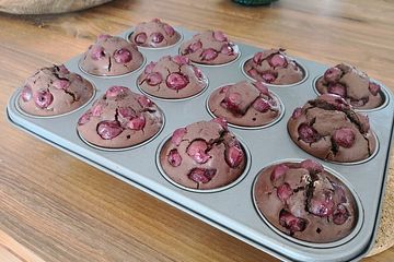 Schoko - Kirsch - Muffins