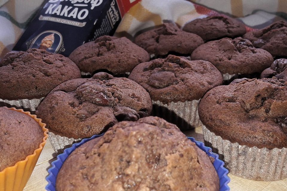 Schoko - Kirsch - Muffins