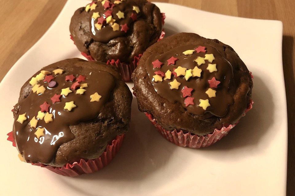 Schoko - Kirsch - Muffins