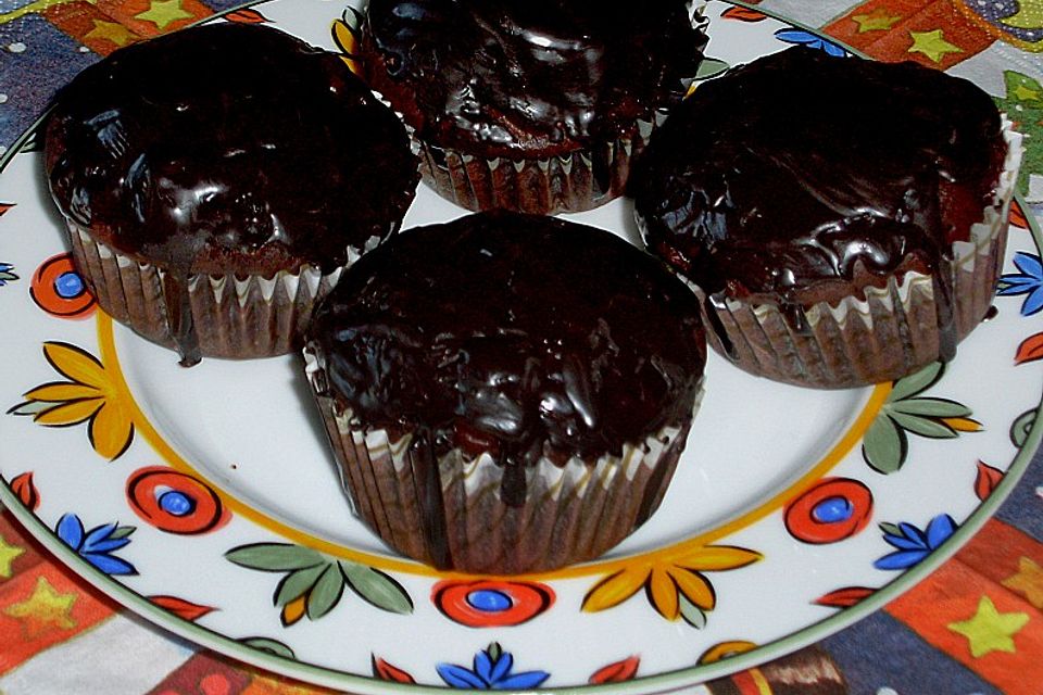 Schoko - Kirsch - Muffins