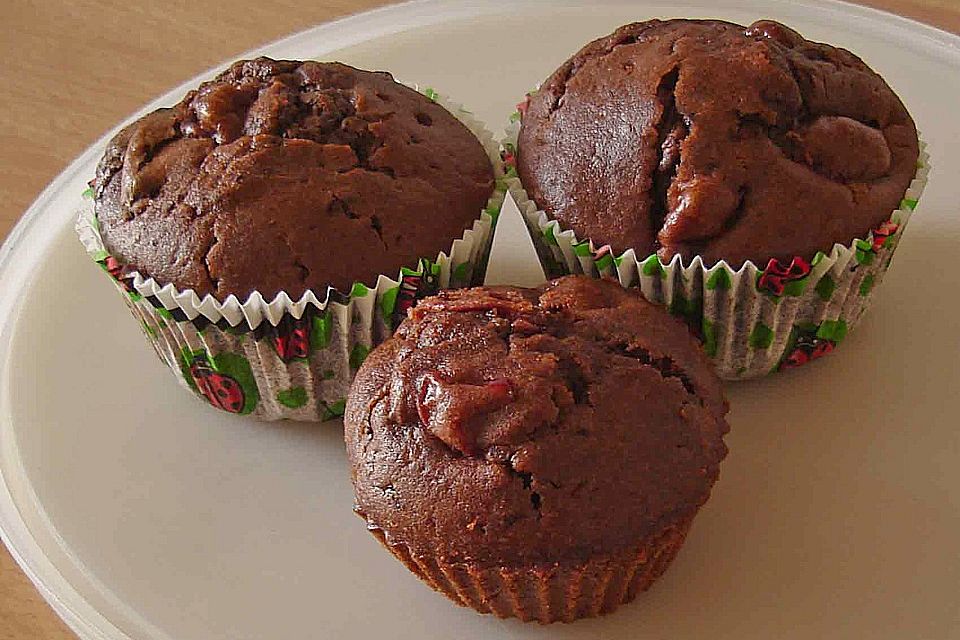 Schoko - Kirsch - Muffins