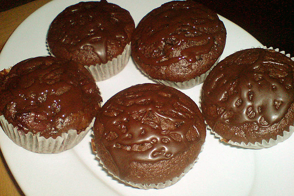 Schoko - Kirsch - Muffins