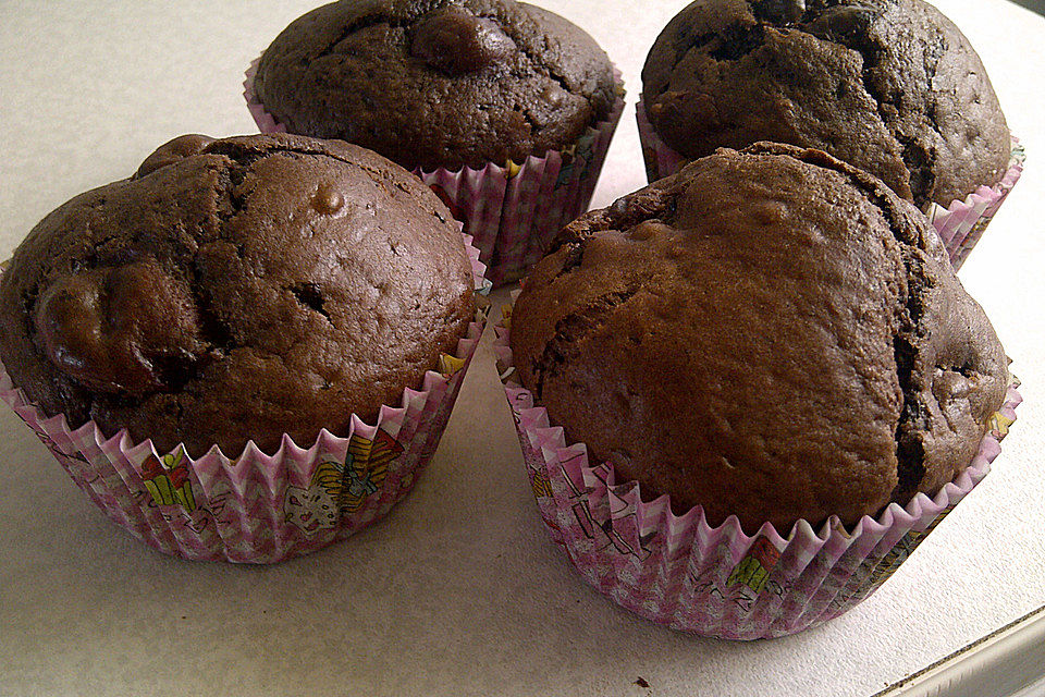 Schoko - Kirsch - Muffins