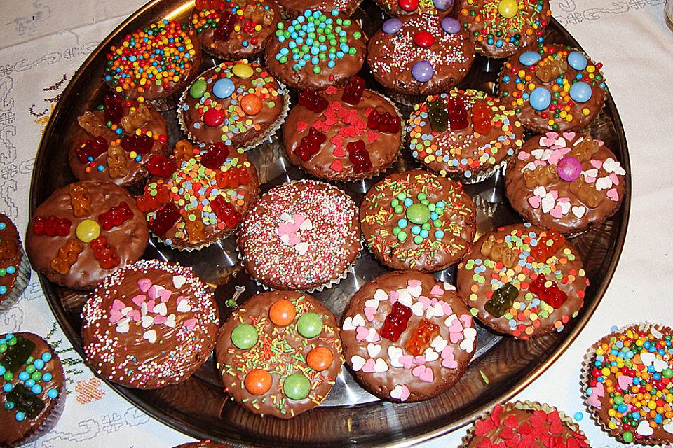 Schoko - Kirsch - Muffins