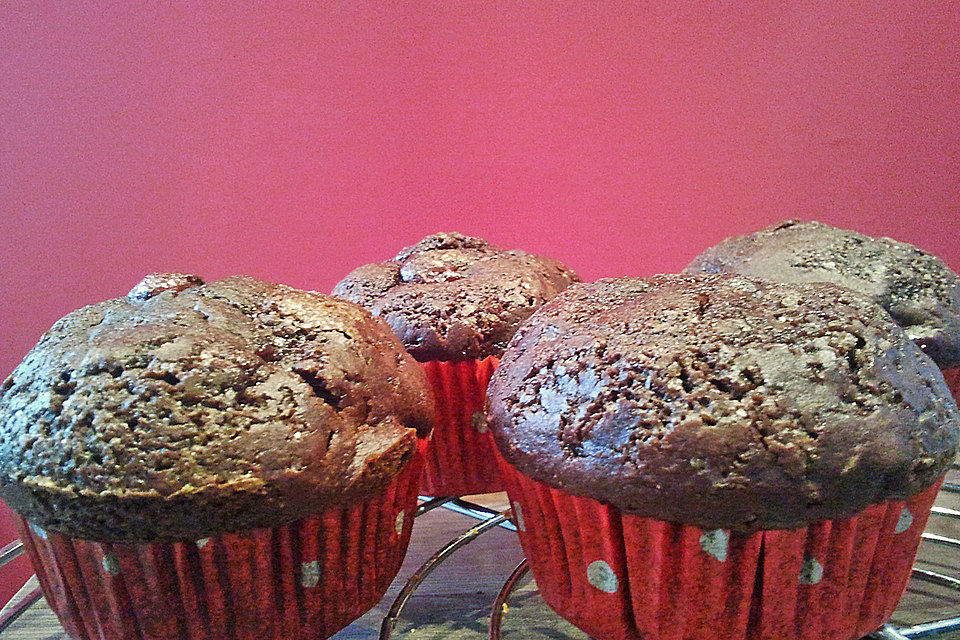 Schoko - Kirsch - Muffins