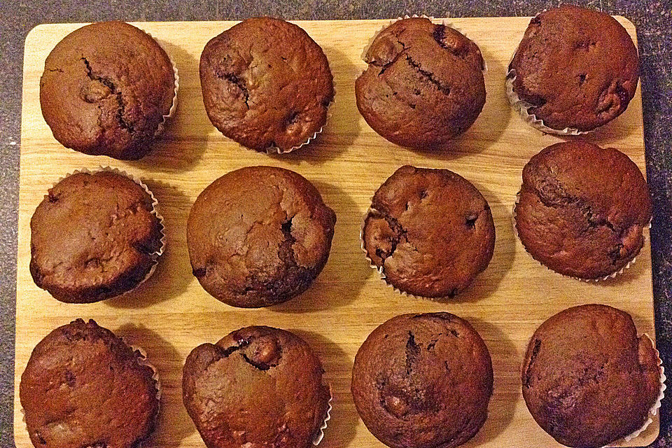 Schoko - Kirsch - Muffins