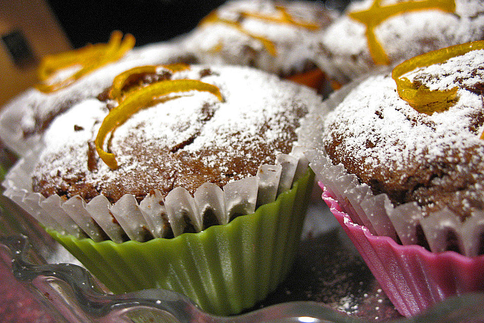 Schoko - Kirsch - Muffins