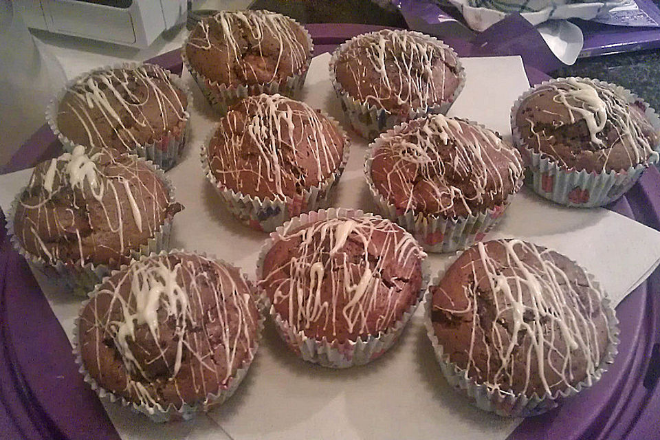 Schoko - Kirsch - Muffins