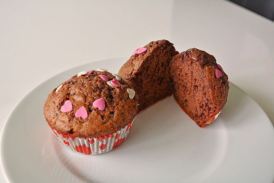 Schoko - Kirsch - Muffins