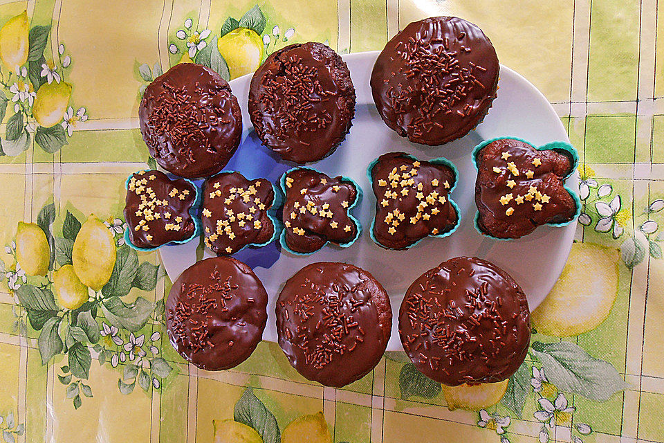 Schoko - Kirsch - Muffins