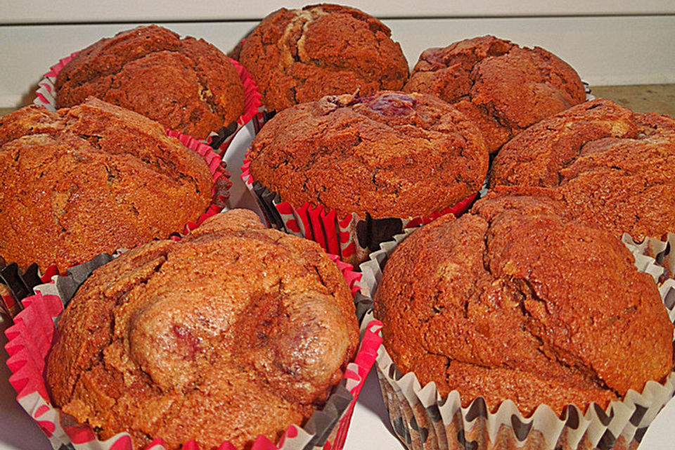 Schoko - Kirsch - Muffins