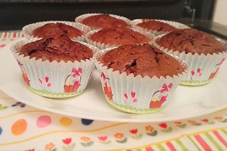 Schoko - Kirsch - Muffins