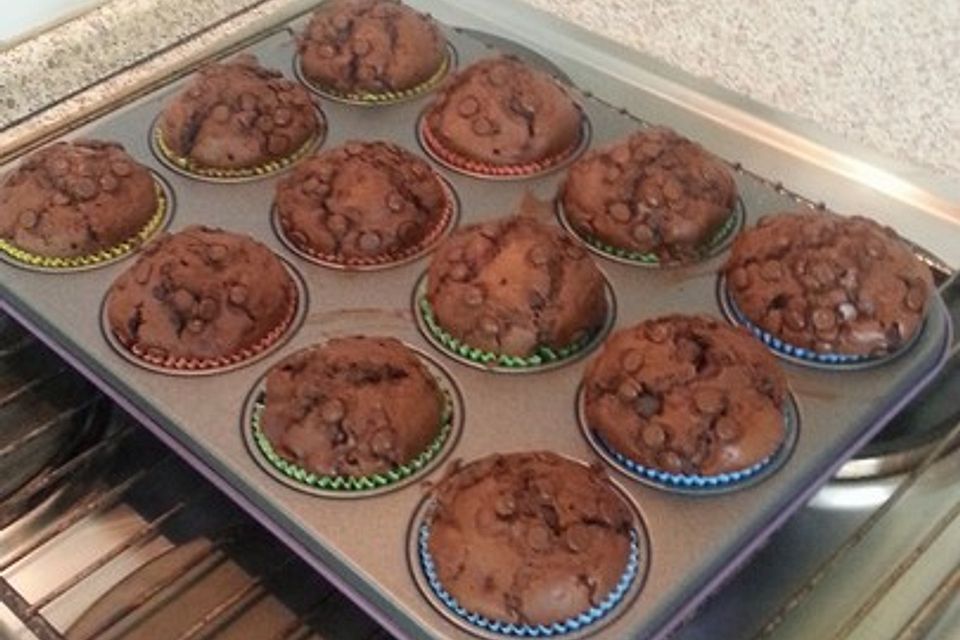 Schoko - Kirsch - Muffins