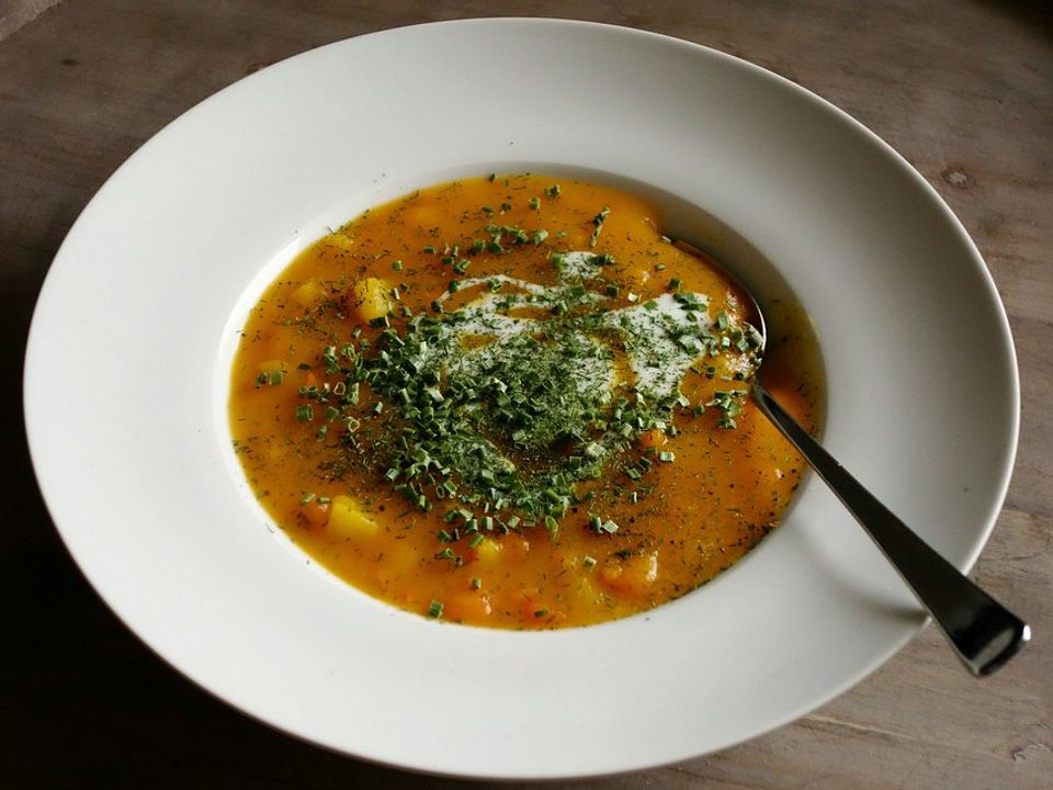 Kartoffel - Kürbis - Suppe von pralinchen| Chefkoch