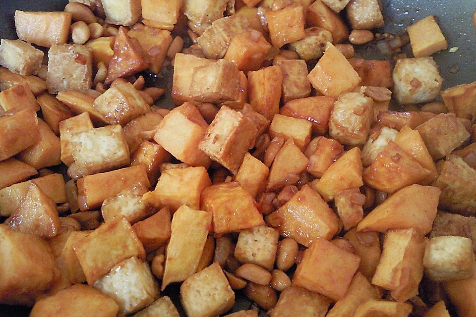 Bataten Tofu Pfanne