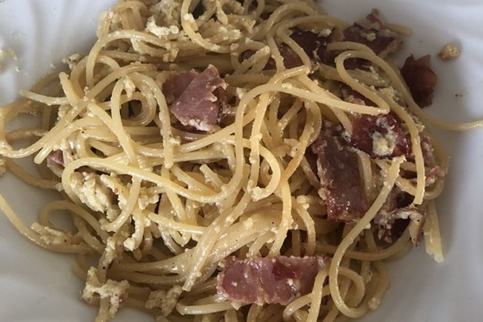 Carbonara wie bei der Mamma in Rom