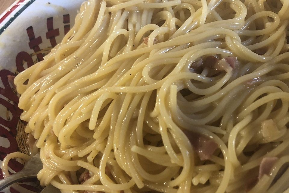 Carbonara wie bei der Mamma in Rom