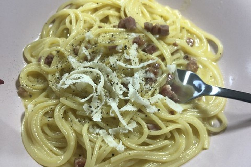 Carbonara wie bei der Mamma in Rom