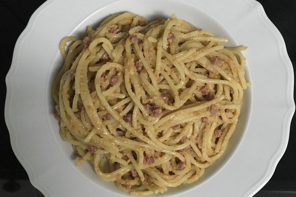 Carbonara wie bei der Mamma in Rom