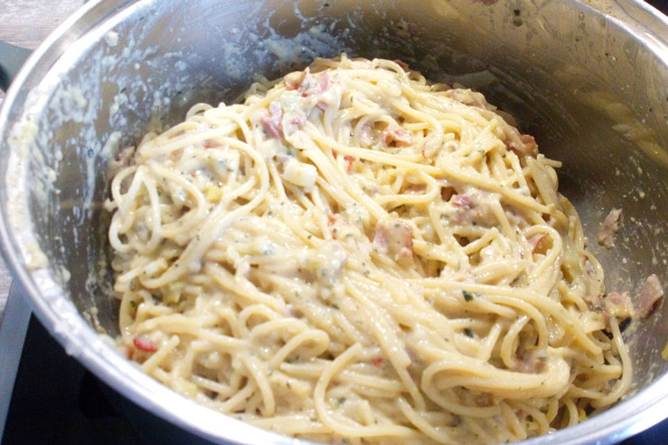 Carbonara wie bei der Mamma in Rom