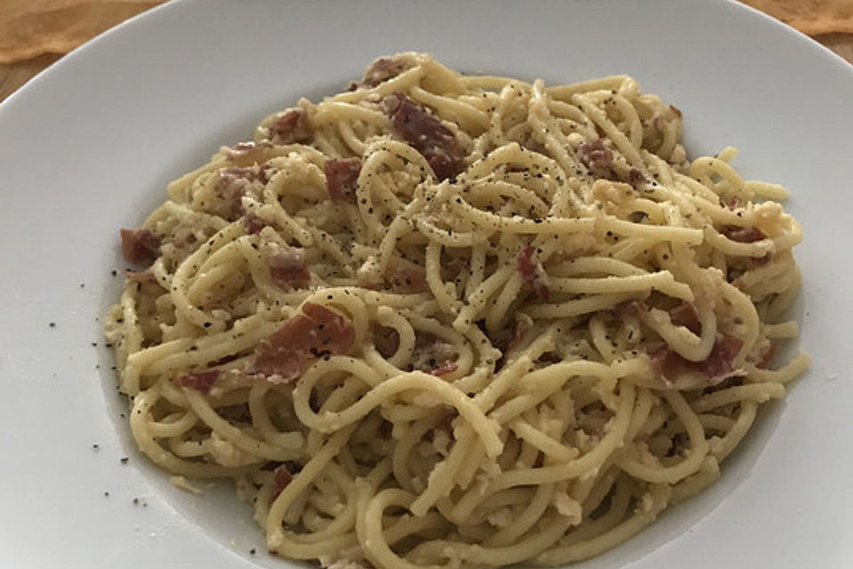 Carbonara wie bei der Mamma in Rom