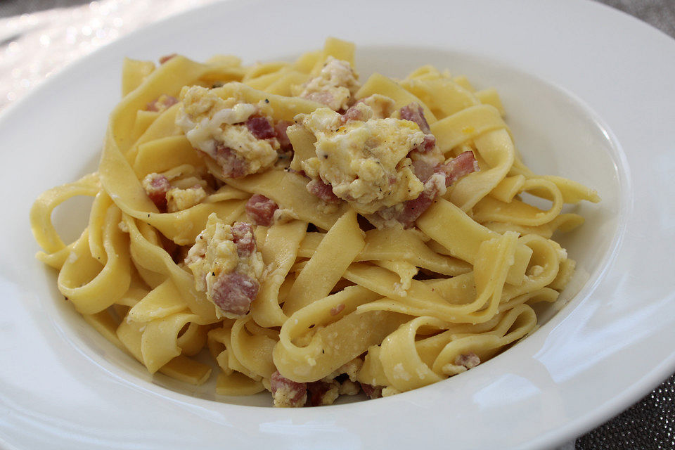 Carbonara wie bei der Mamma in Rom