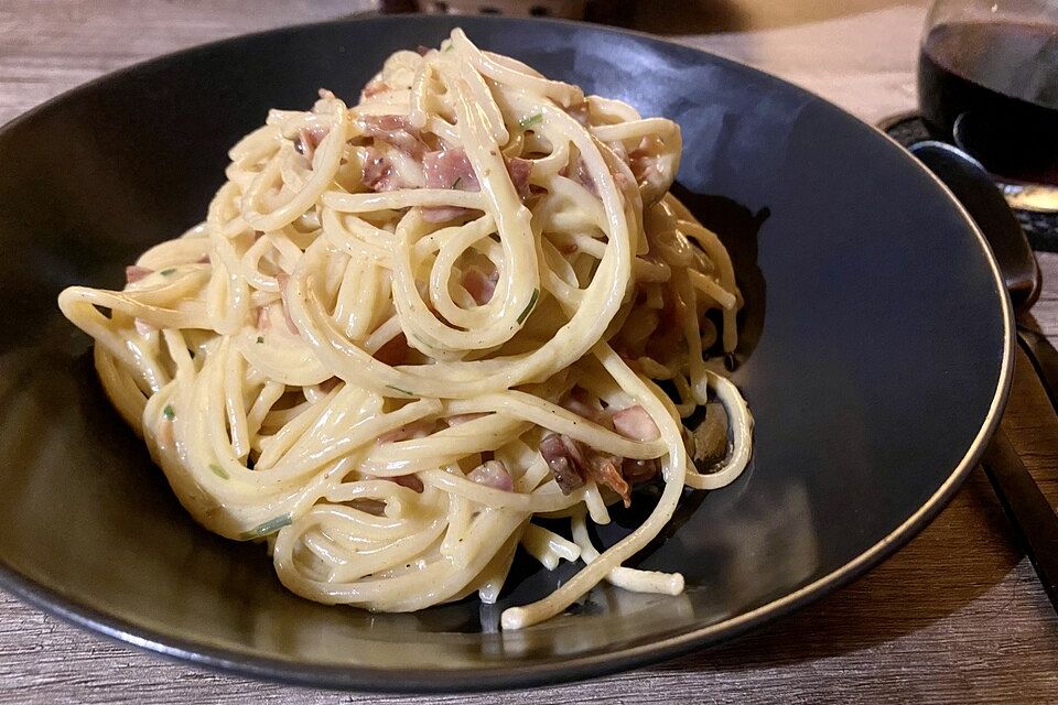 Carbonara wie bei der Mamma in Rom