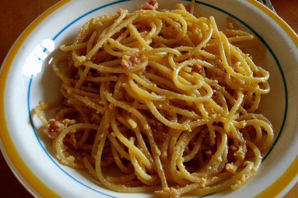 Carbonara wie bei der Mamma in Rom