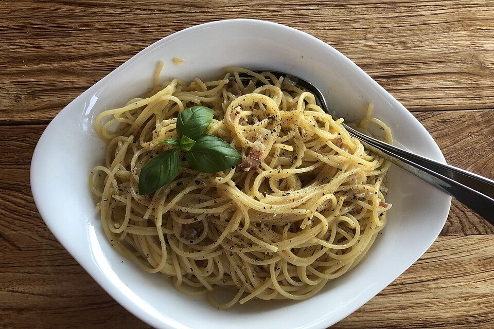 Carbonara wie bei der Mamma in Rom