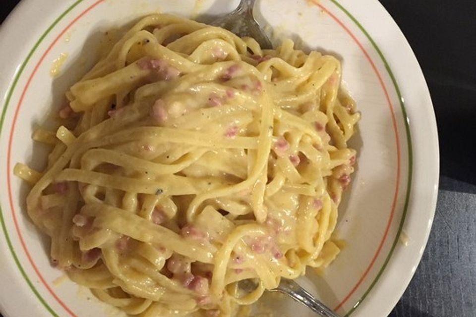 Carbonara wie bei der Mamma in Rom