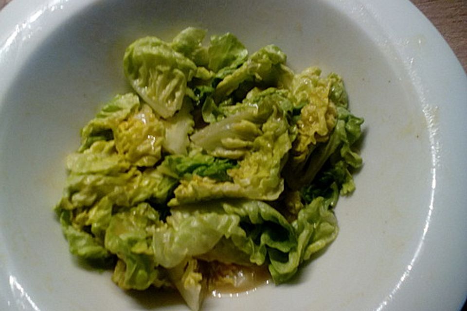 Gemischter Feldsalat mit Himbeeressig - Dressing Gemischter Feldsalat mit Himbeeressig - Dressing