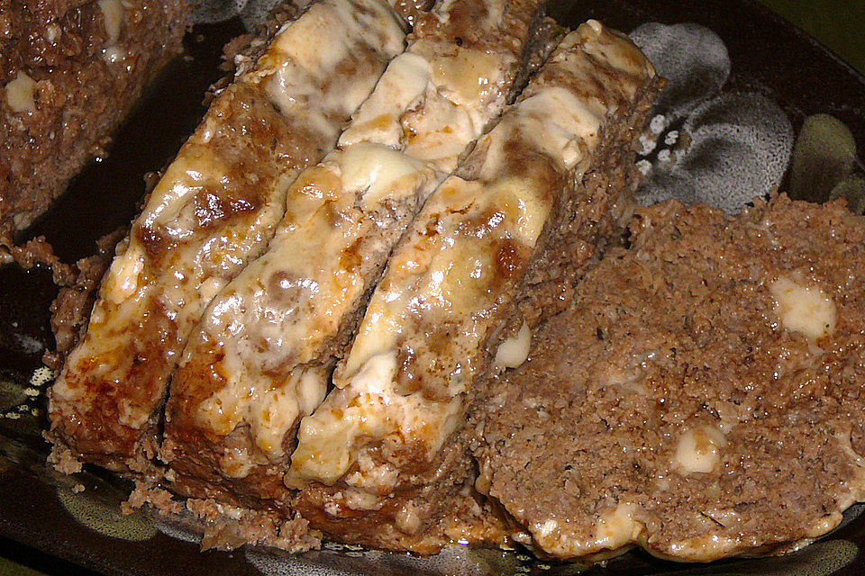 Hackbraten mit Käse