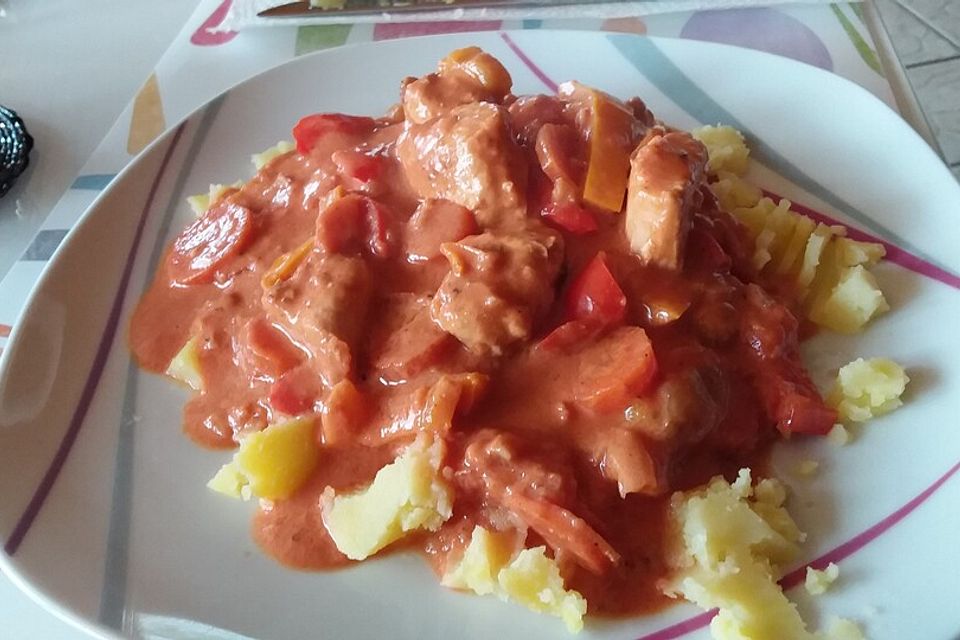 Hähnchengulasch