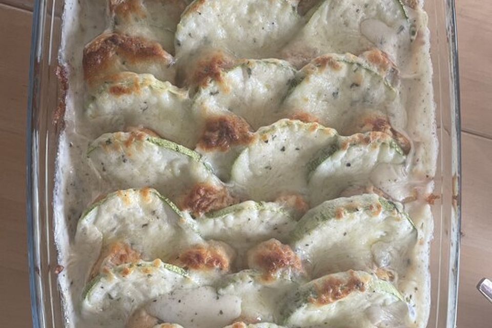 Zucchini - Brot - Auflauf