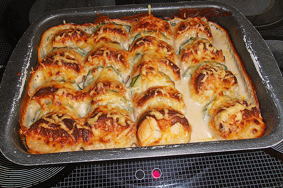 Zucchini - Brot - Auflauf