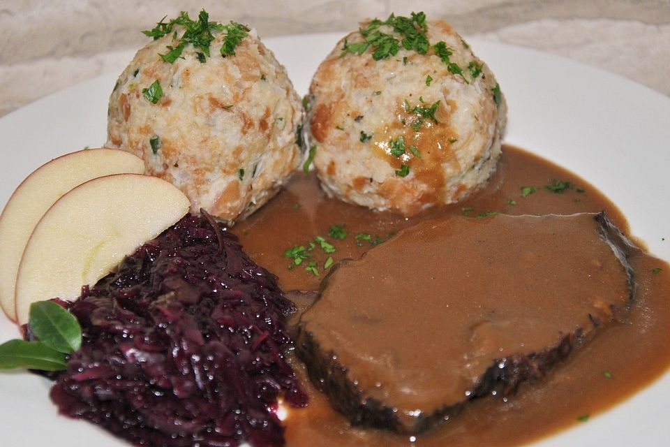 Karamellisierter Apfelrotkohl