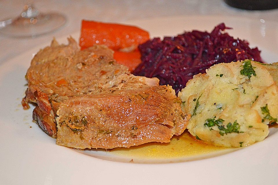 Karamellisierter Apfelrotkohl