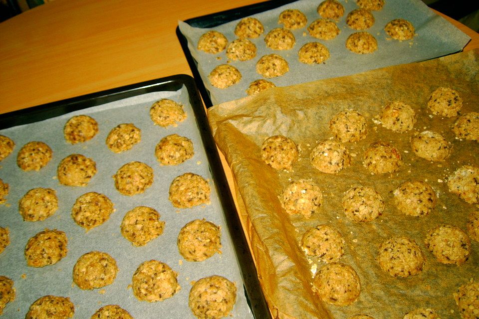 Haferflocken - Walnuss - Plätzchen