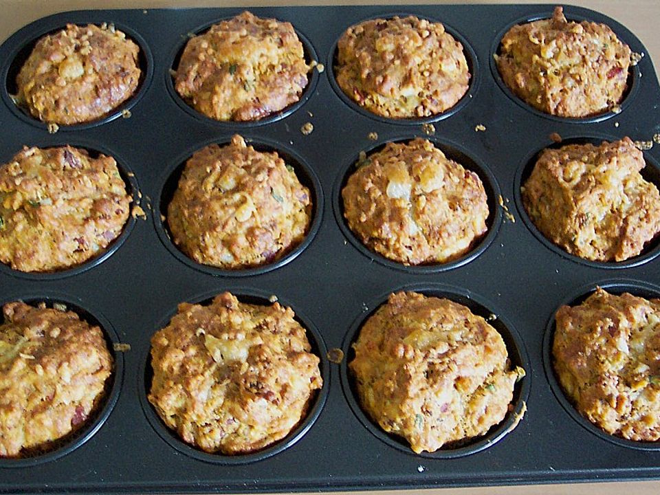 Italienische Salamimuffins von ukna | Chefkoch