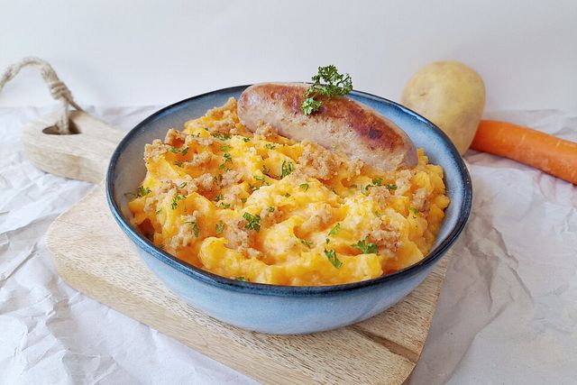 Kartoffelbrei mit Karotten von behneruw