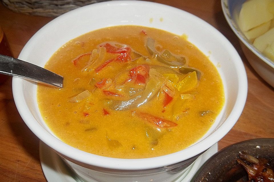 Paprika - Rahmsoße Paprika - Rahmsoße